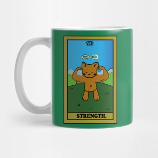 TAROT CARDS | STRENGTH. | CAT Mug